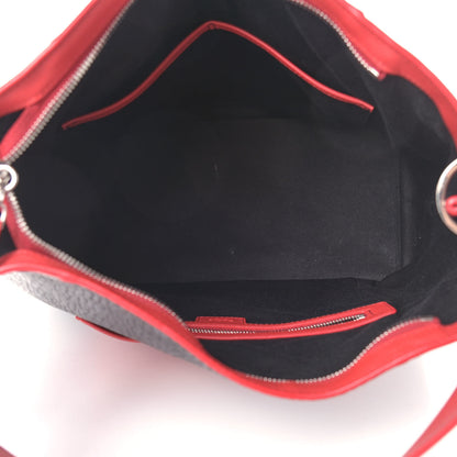 MCM Visetos Medium Klara Hobo Red Black 5 of 11