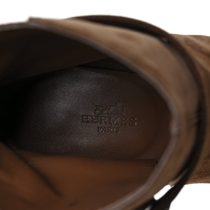 Hermes Suede Neo Low Boots 38 Ecorce 7 of 10