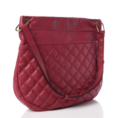 Marc Jacobs Lambskin Multi Buckle Hobo Fuchsia 3 of 7