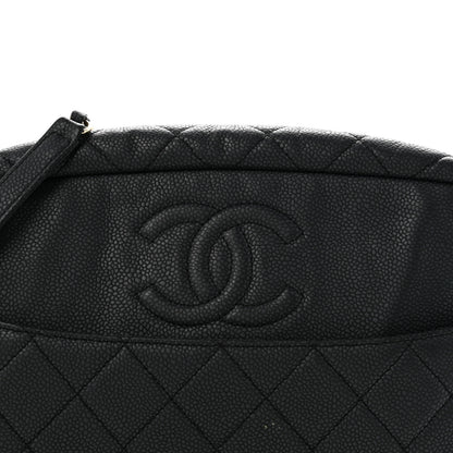 Chanel Caviar Quilted Large Coco Tassel Camera Case Black 7 of 9