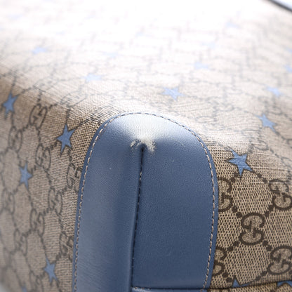 Gucci GG Supreme Stars Tote Blue 13 of 15