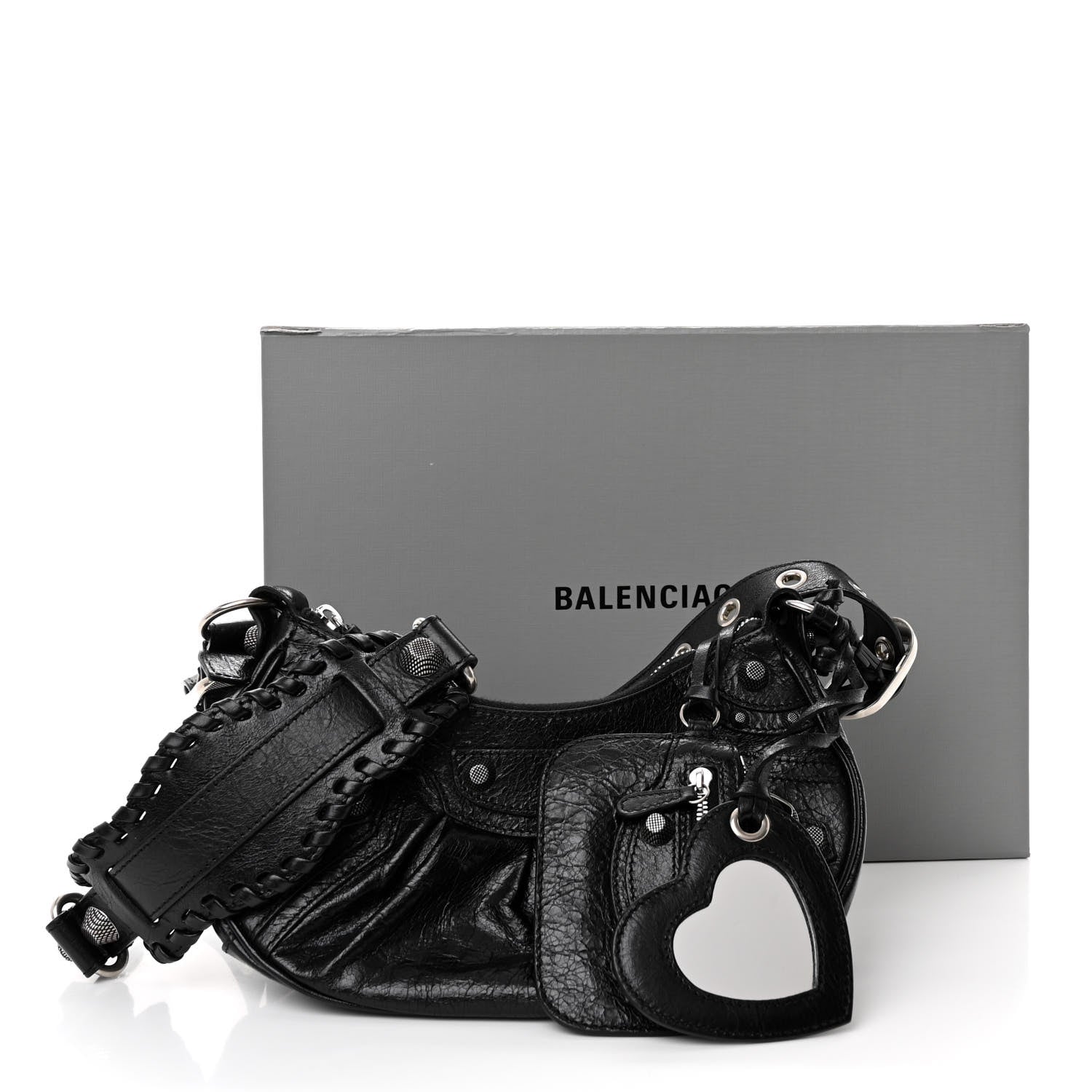 Balenciaga Agneau Arena Le Cagole Shoulder Bag XS Black 11 of 11