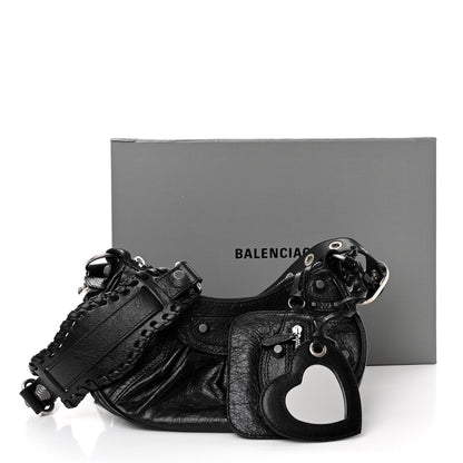 Balenciaga Agneau Arena Le Cagole Shoulder Bag XS Black 11 of 11