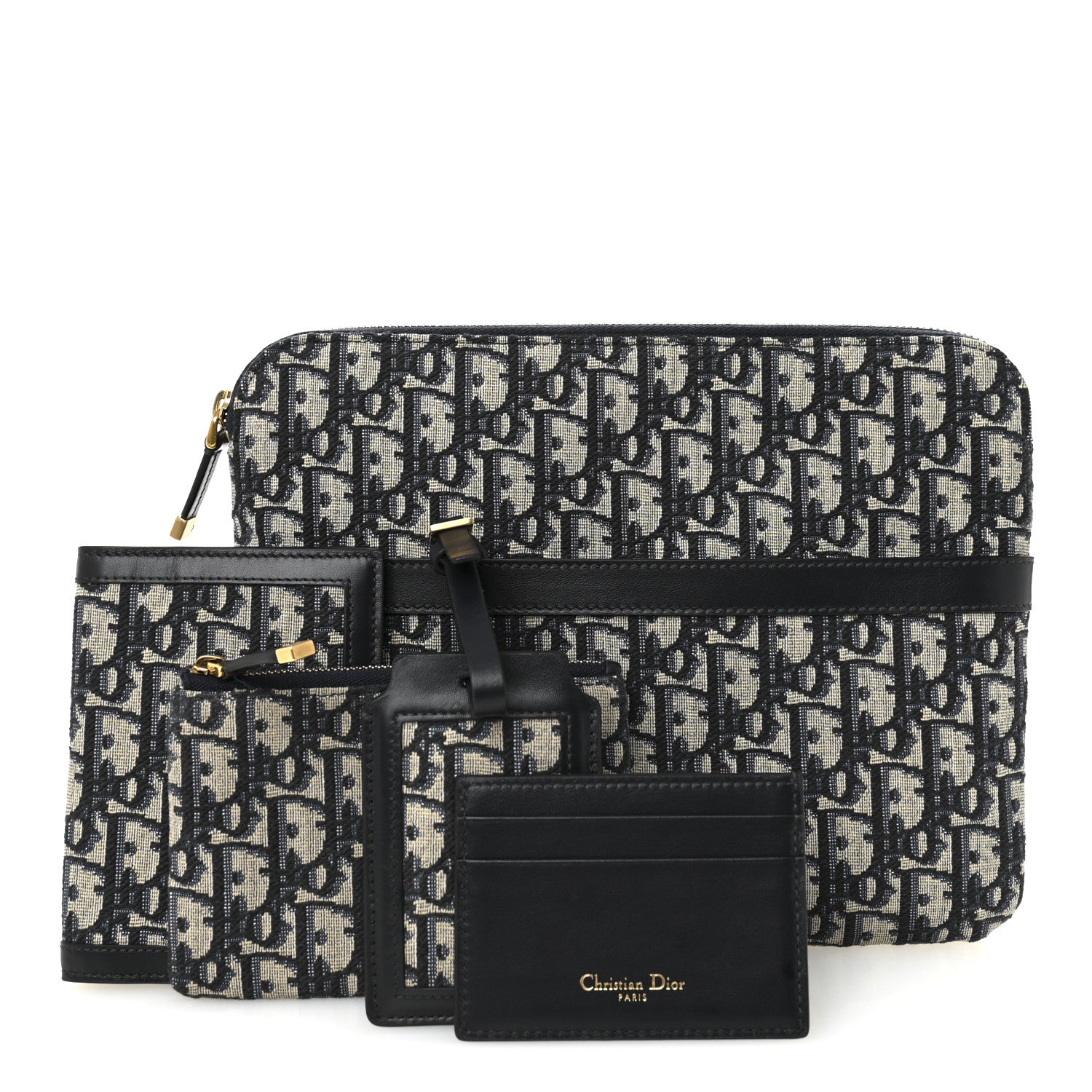 Christian Dior Oblique Travel Set Navy Blue 1843651 – FASHIONPHILE