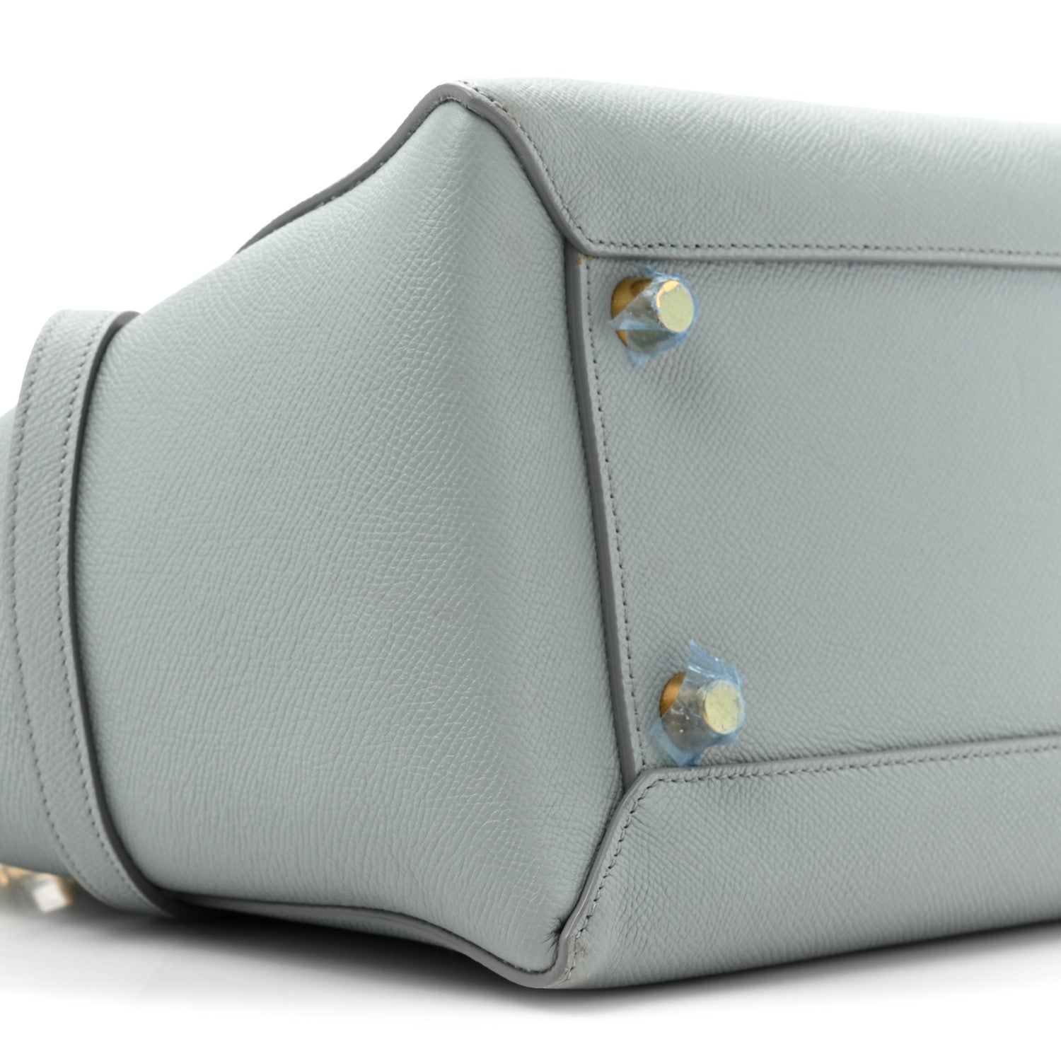 Celine Grained Calfskin Mini Belt Bag Cloud 10 of 17
