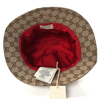 Gucci GG Monogram Web Bucket Hat M Brown 6 of 9