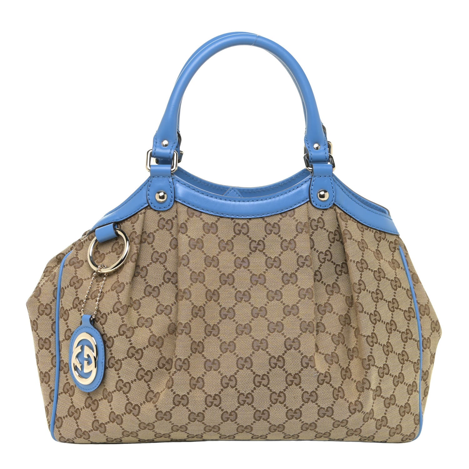 Gucci Monogram Medium Sukey Tote Blue 1 of 19