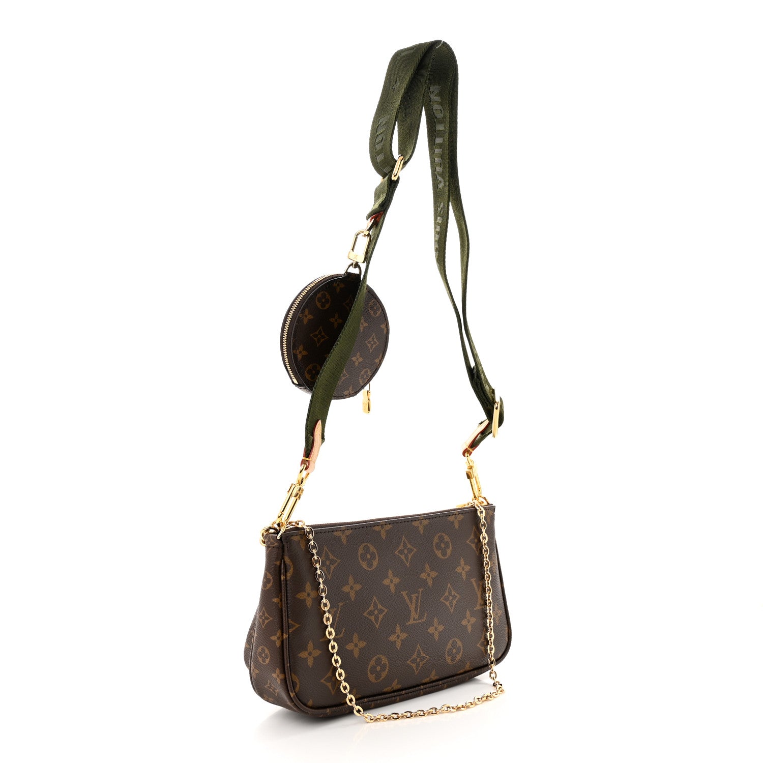 Louis Vuitton Monogram Multi Pochette Accessories Kaki 3 of 11