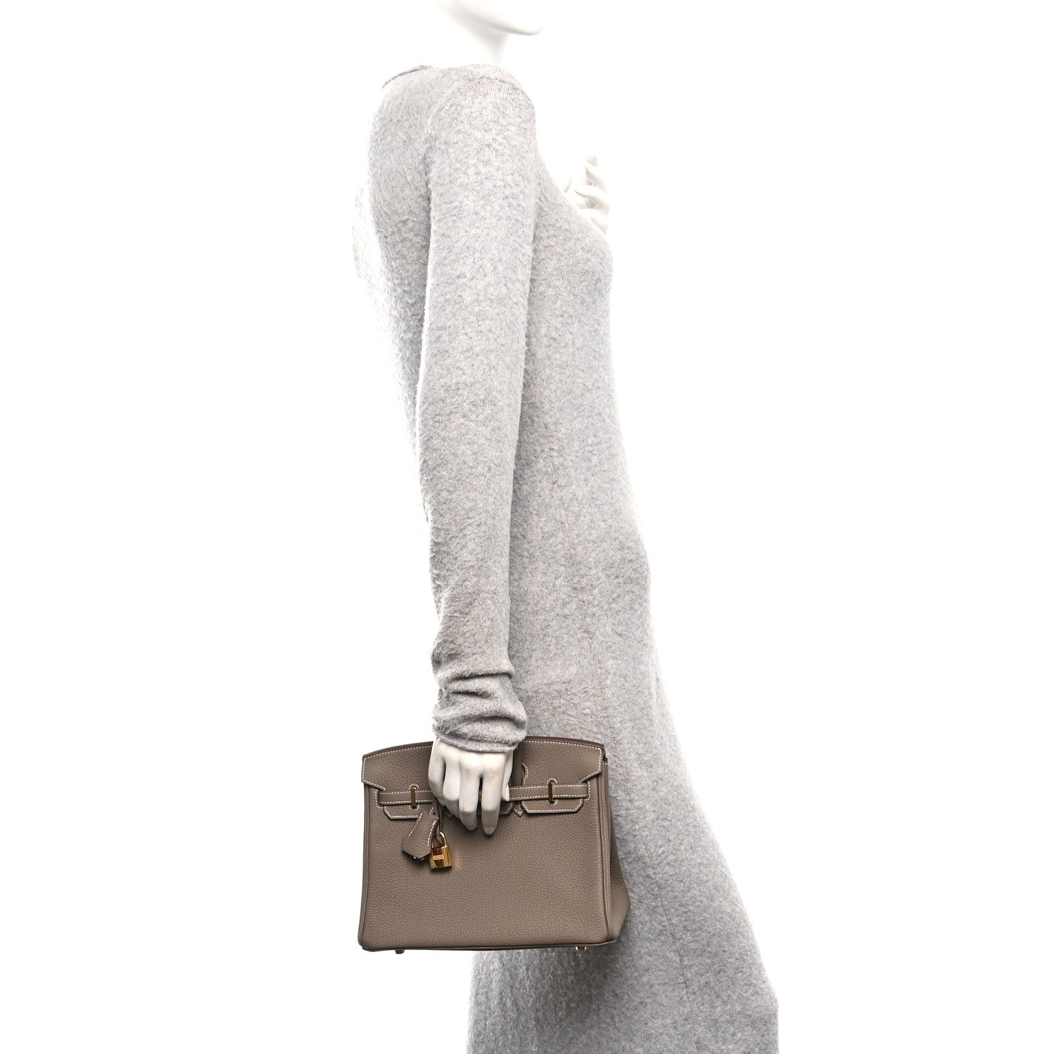 Hermes Togo Birkin 25 Etoupe 2 of 11