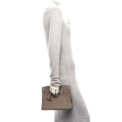 Hermes Togo Birkin 25 Etoupe 2 of 11
