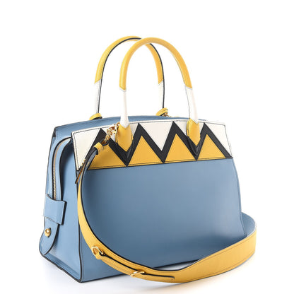 Prada City Calf Saffiano Medium Esplanade Tote Astrale Soleil 3 of 9