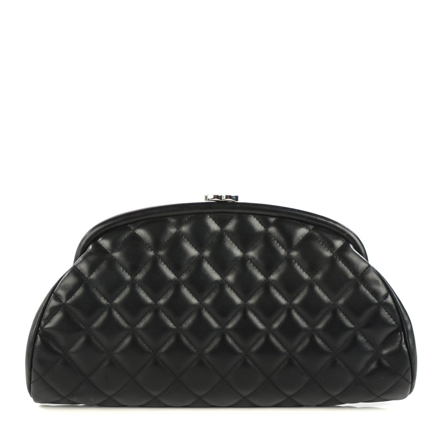 Chanel Lambskin Quilted Timeless Clutch Black 1 of 7