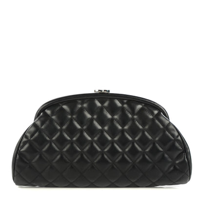 Chanel Lambskin Quilted Timeless Clutch Black 1 of 7