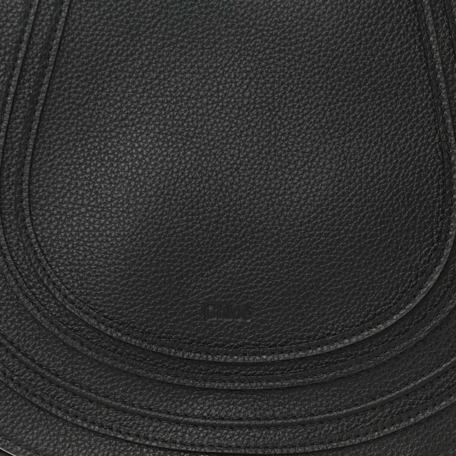 Chloe Calfskin Medium Marcie Round Crossbody Bag Black 8 of 10