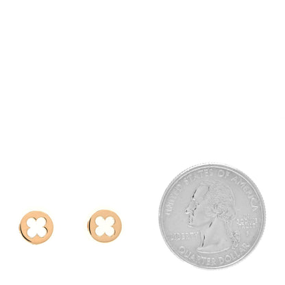 Louis Vuitton 18K Yellow Gold Empreinte Ear Studs Earrings 2 of 5