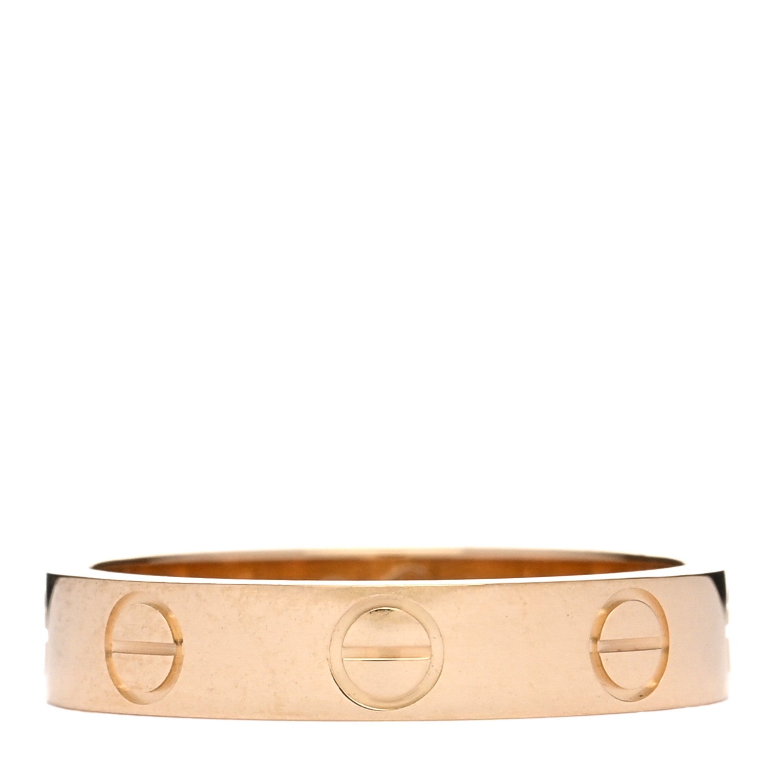 Cartier 18K Yellow Gold 3.5mm LOVE Wedding Band Ring 49 4.75 1 of 5