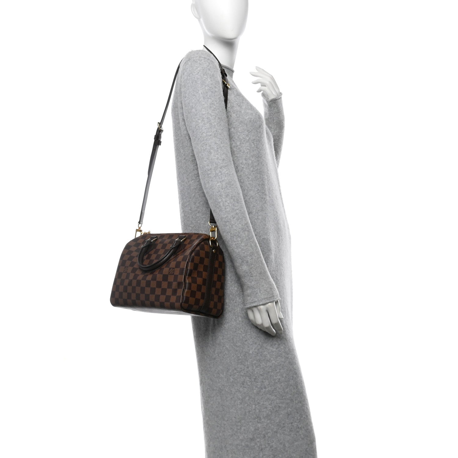 Louis Vuitton Damier Ebene Speedy Bandouliere 25 2 of 10