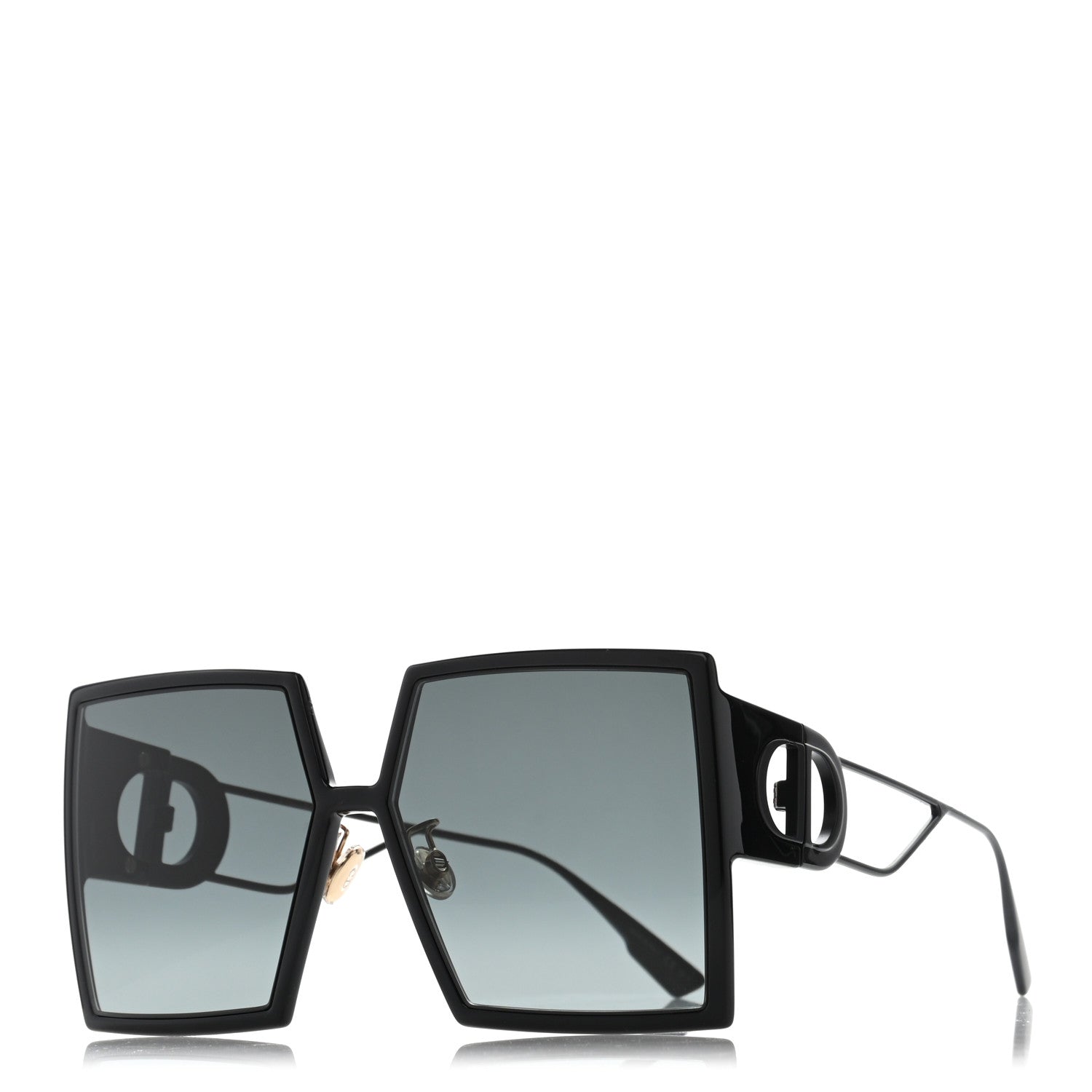 Christian Dior Square 30 Montaigne Sunglasses Black 1 of 8