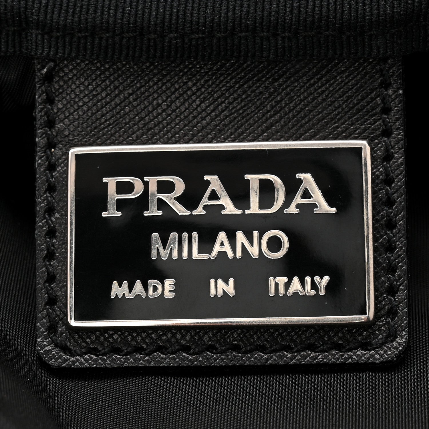 Prada Tessuto Nylon Saffiano Carry On Travel Bag Black 5 of 10