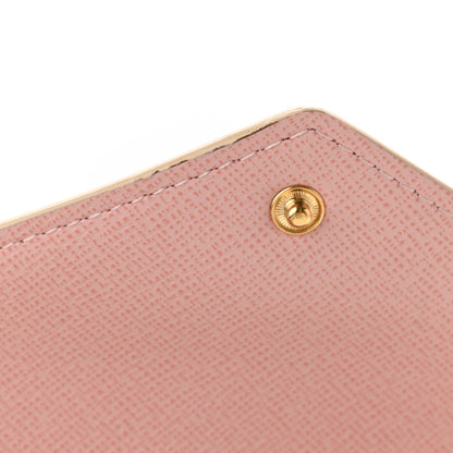 Louis Vuitton Damier Azur Victorine Wallet Rose Ballerine 11 of 14