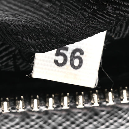 Prada Saffiano Travel Brique Crossbody Messenger Bag  Black 8 of 14