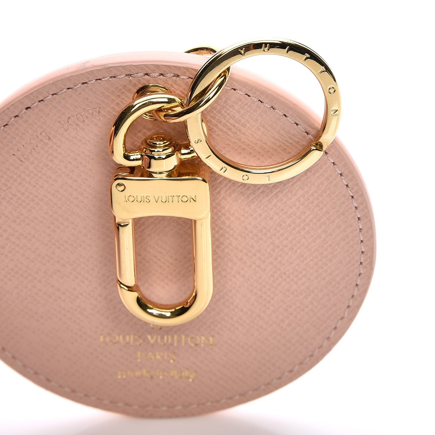 Louis Vuitton Damier Azur Tahitienne Bag Charm Key Ring 5 of 5