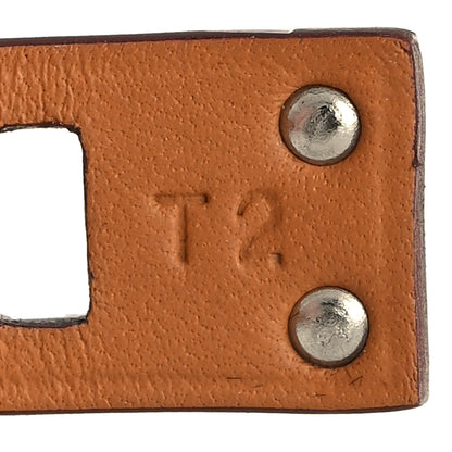 Hermes Swift Mini Dog Square Studded Bracelet T2 Gold 6 of 6