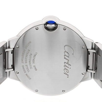 Cartier Stainless Steel 42mm Ballon Bleu De Cartier Automatic Watch 4 of 5