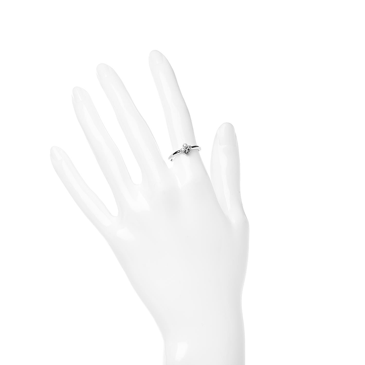 Tiffany Platinum Diamond Lace Ring 50 5.5 2 of 5