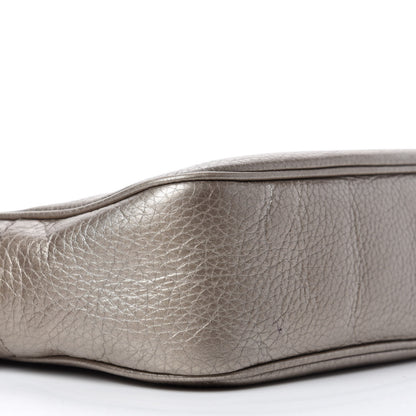 Gucci Metallic Pebbled Calfskin Small Soho Disco Bag Golden Beige 6 of 14
