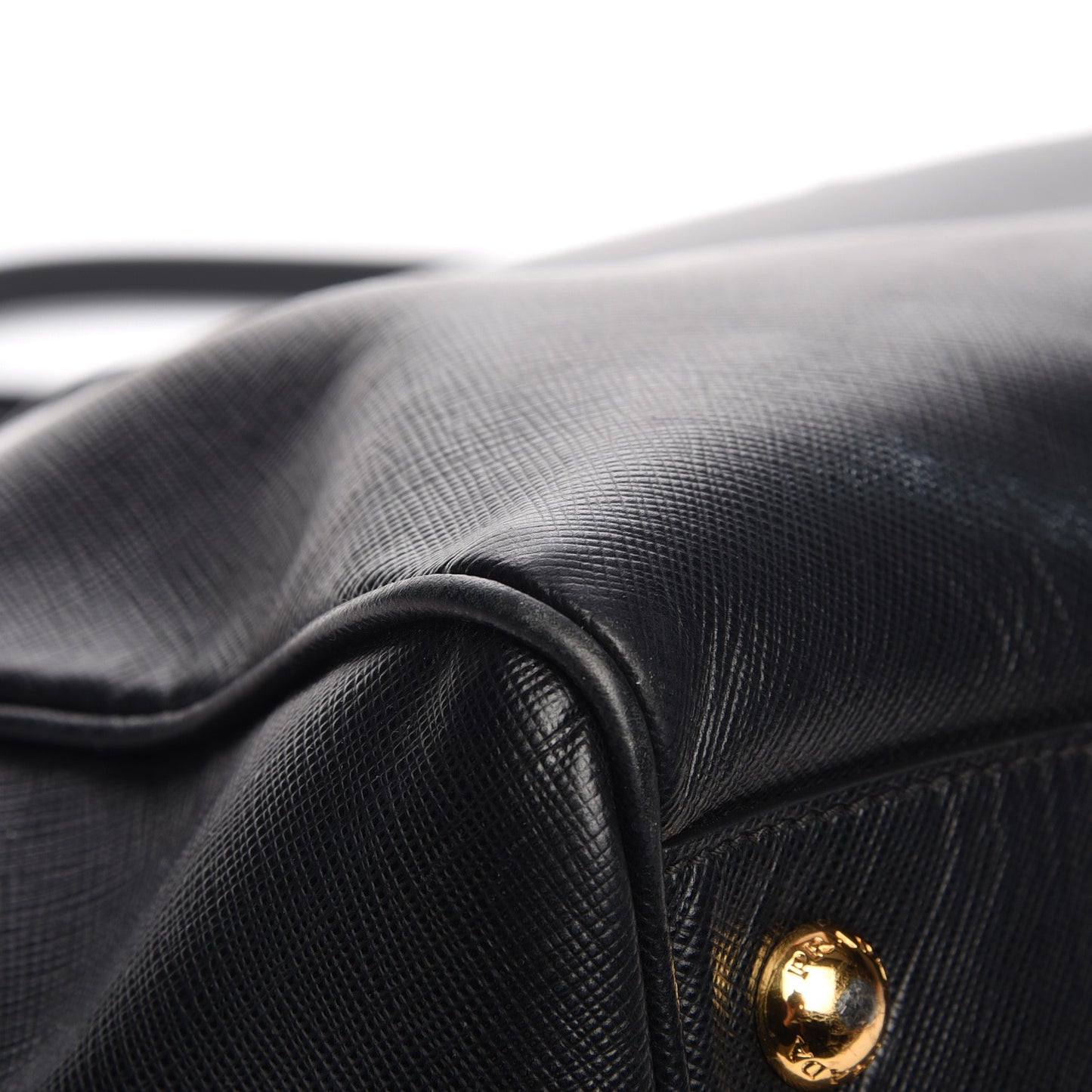 Saffiano Lux Bowler Black
