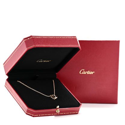 Cartier 18K Pink Gold Interlocking LOVE Necklace 6 of 6