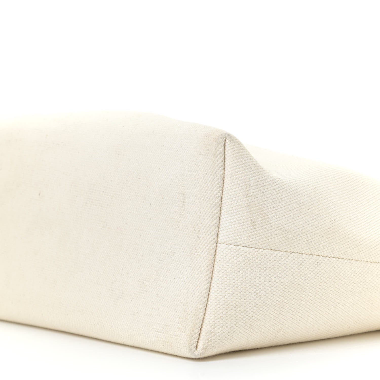 Celine Canvas Calfskin Horizontal Cabas Natural Tan 6 of 12