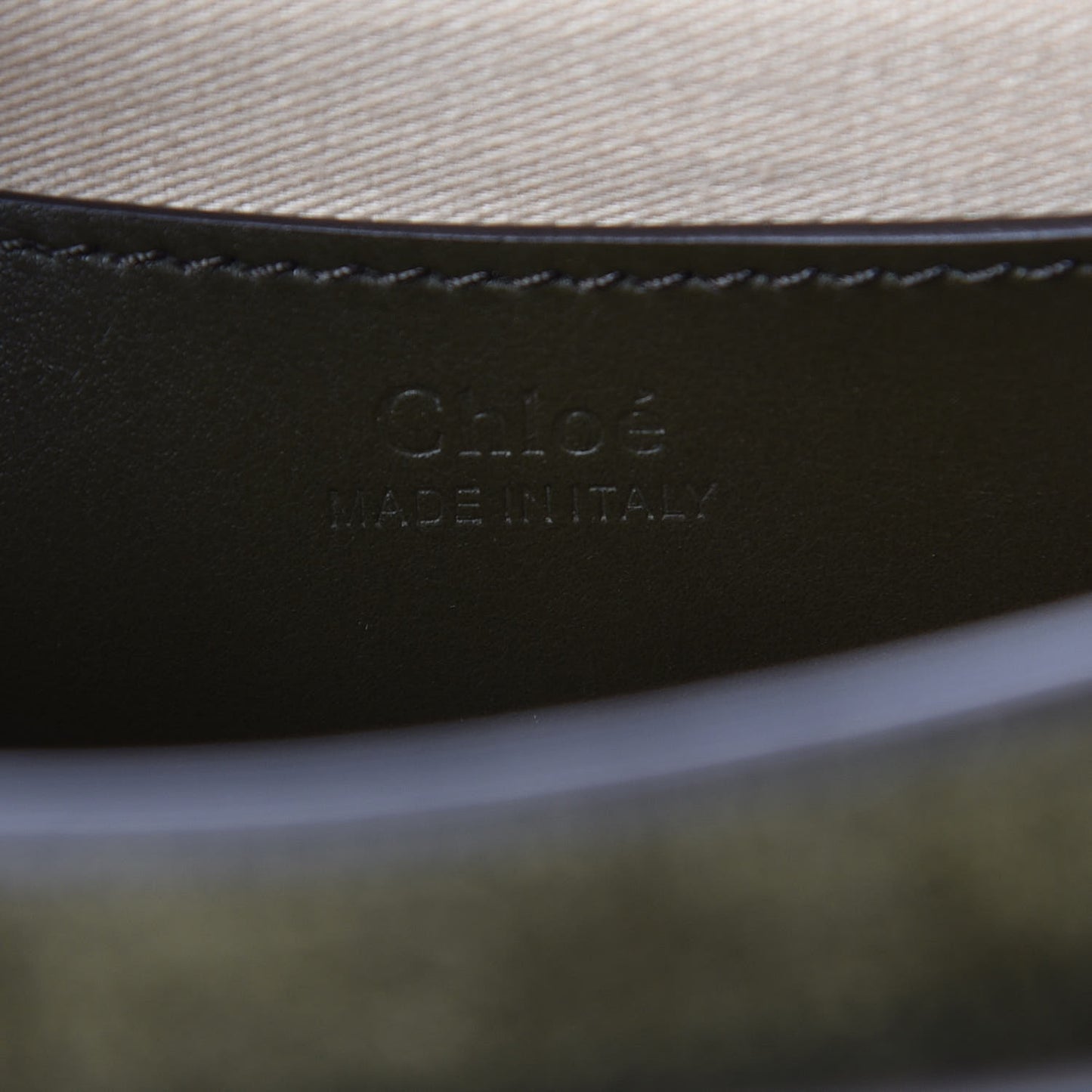 Calfskin Suede Small Tess Bag Deep Forest