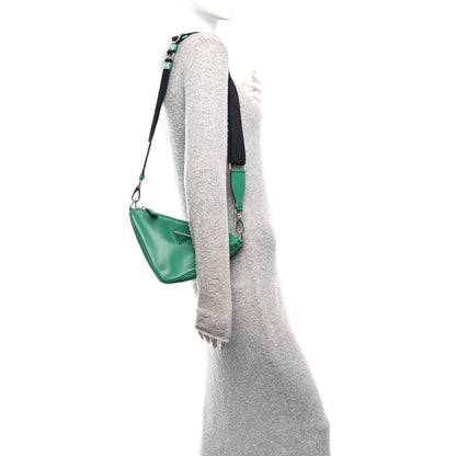 Prada Grace Lux Triangle Shoulder Bag Mango 2 of 13