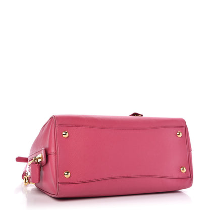 Prada Saffiano Bauletto Peonia 4 of 10