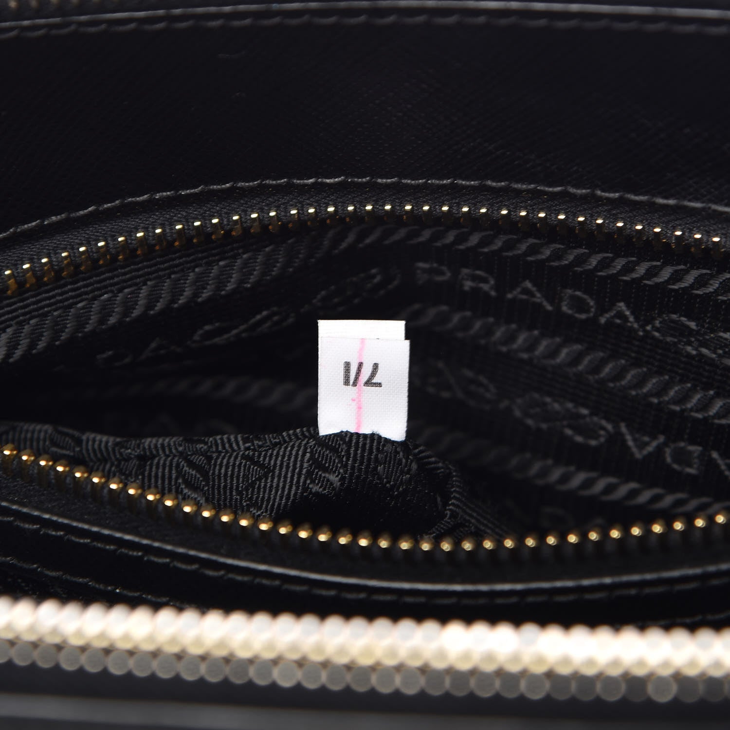 Prada Saffiano Medium Galleria Double Zip Tote Black 8 of 11