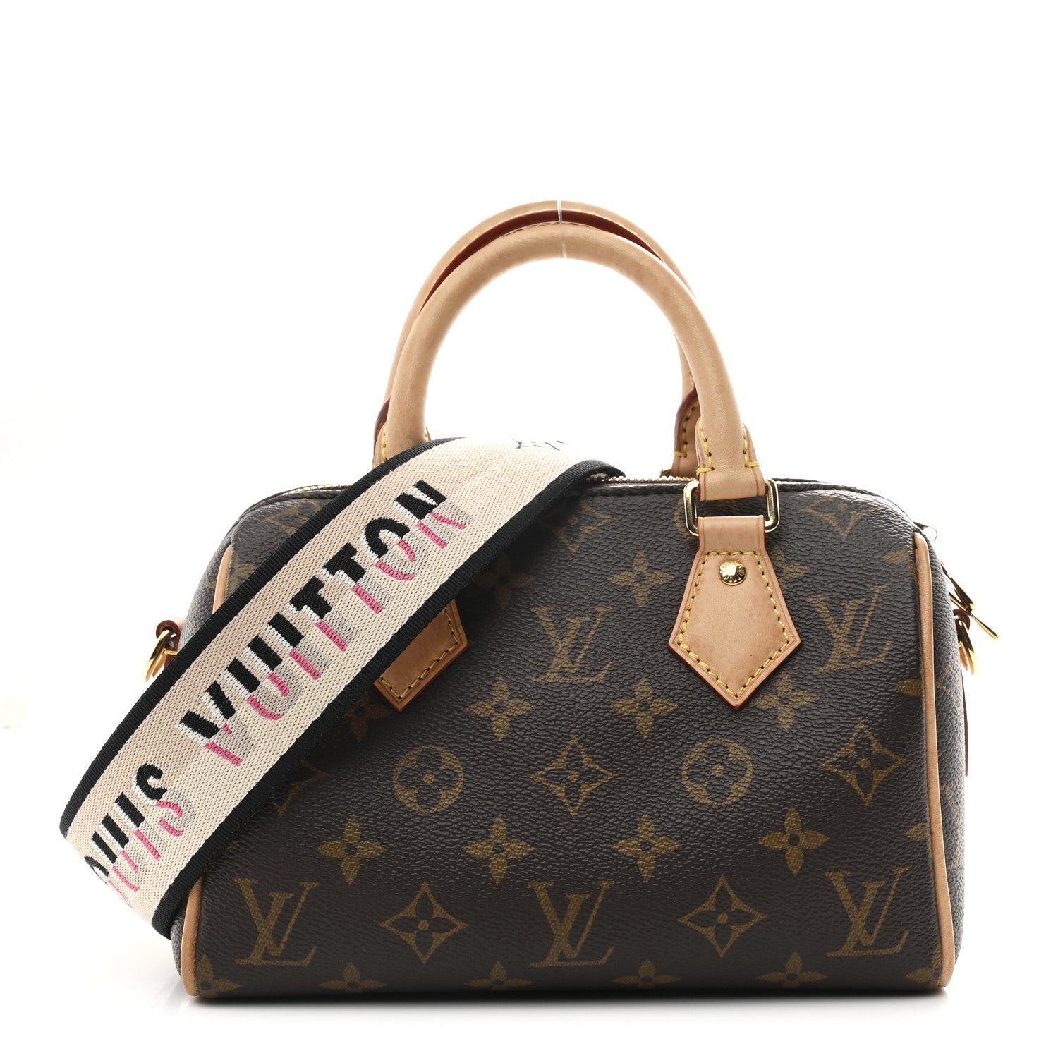 Louis Vuitton Monogram Speedy Bandouliere 20 Black 1 of 9