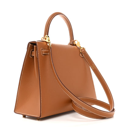 Hermes Epsom Kelly Sellier 25 Gold 3 of 11
