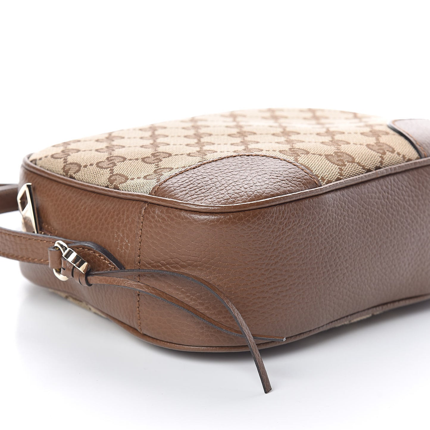 Monogram Mini Bree Messenger Bag Beige Tabacco