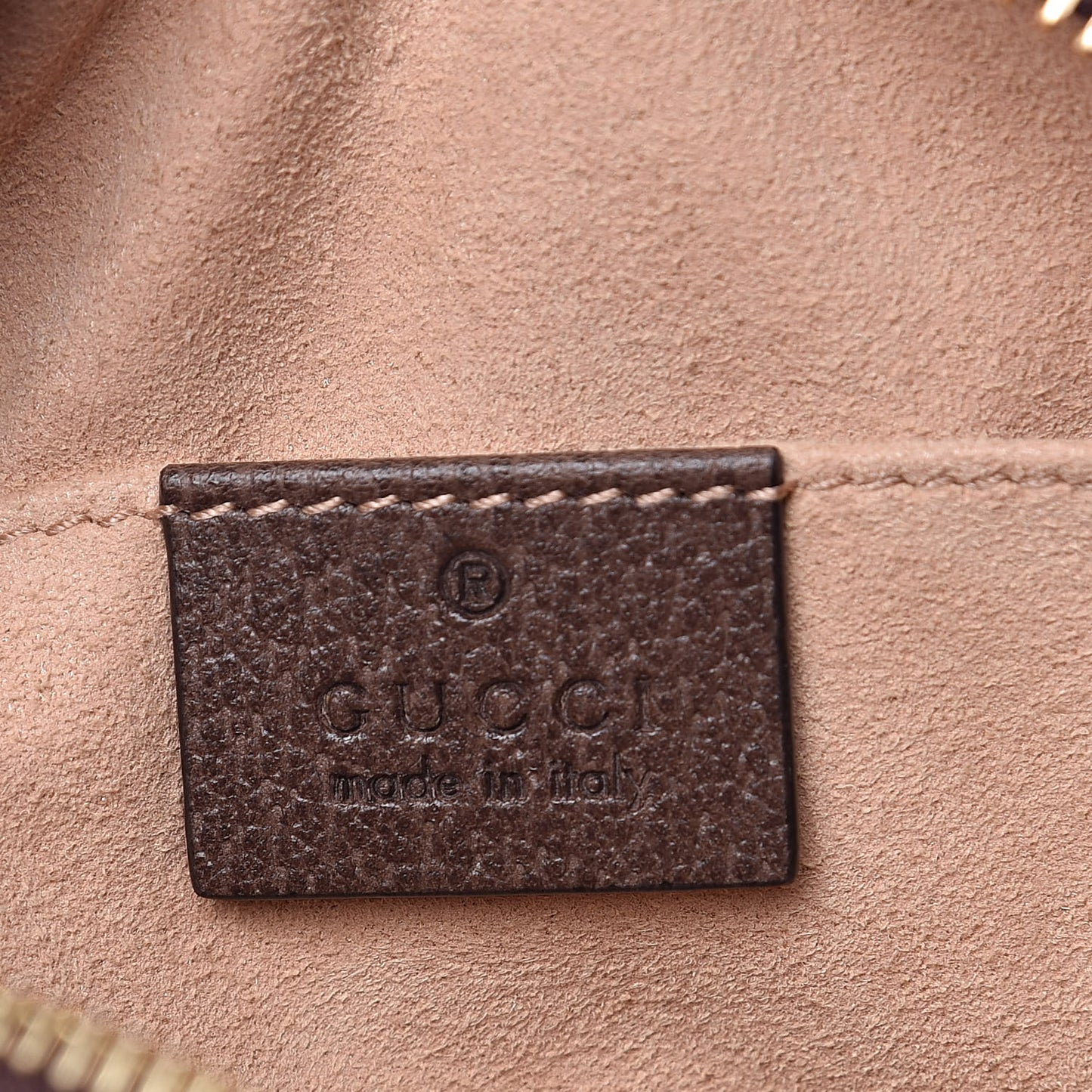 GG Supreme Monogram Web Mini Ophidia Shoulder Bag Brown