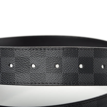 Louis Vuitton Damier Graphite LV Initiales Belt 100 40 4 of 8