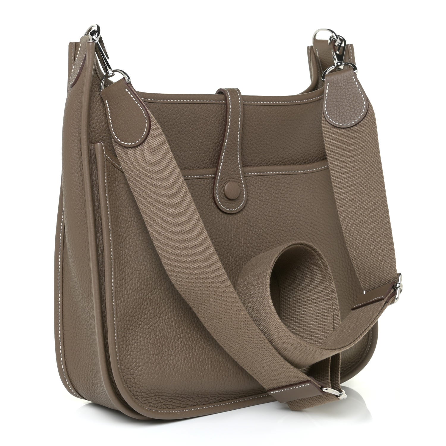 Hermes Taurillon Clemence Evelyne III PM Etoupe 2 of 10