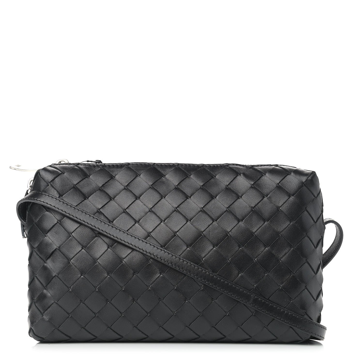 Bottega Veneta Nappa Intrecciato Nodini Mini Crossbody Black 1 of 9