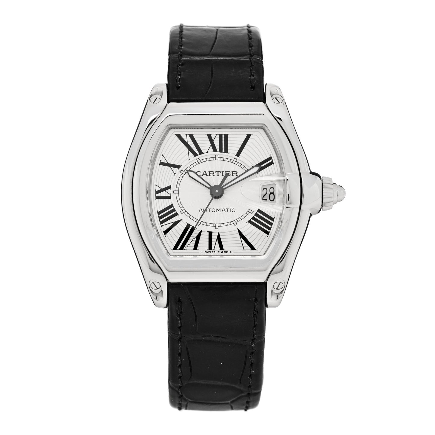 Stainless Steel Alligator 37mm Roadster Automatic Watch