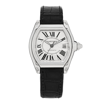 Cartier Stainless Steel Alligator 37mm Roadster Automatic Watch 1 of 4