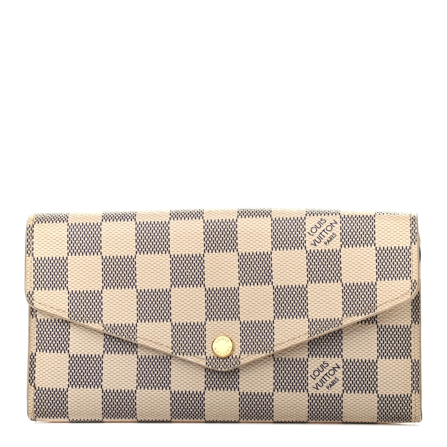 Louis Vuitton Damier Azur Sarah Wallet NM 1 of 4