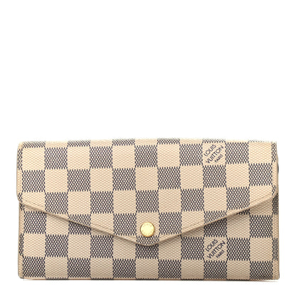 Louis Vuitton Damier Azur Sarah Wallet NM 1 of 4