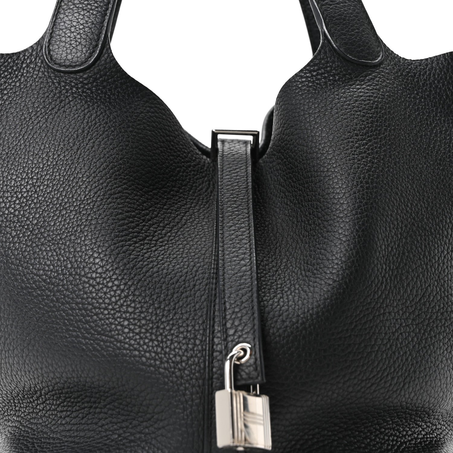 Hermes Taurillon Clemence Picotin Lock 22 MM Black 8 of 10