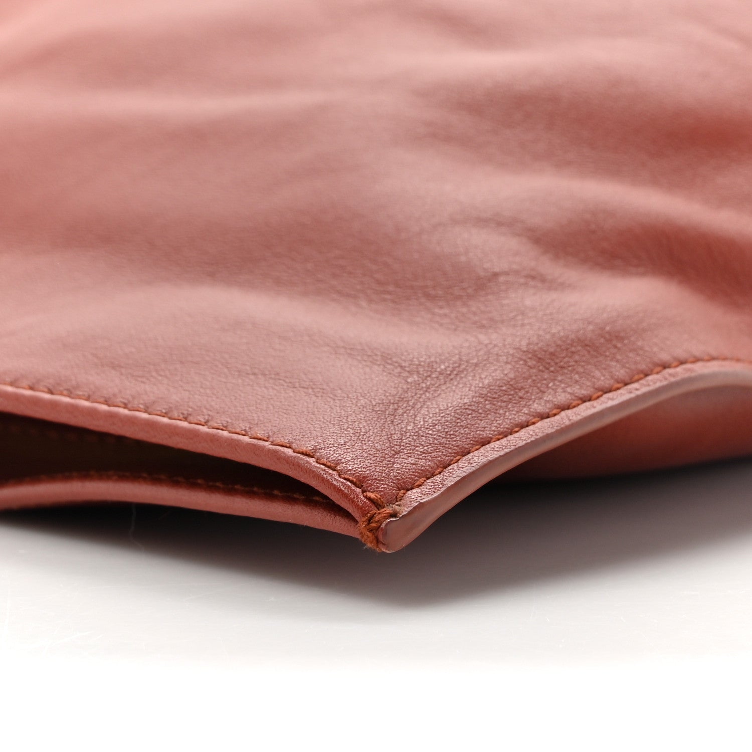 Bottega Veneta Supple Calfskin BV Twist Rust 9 of 10